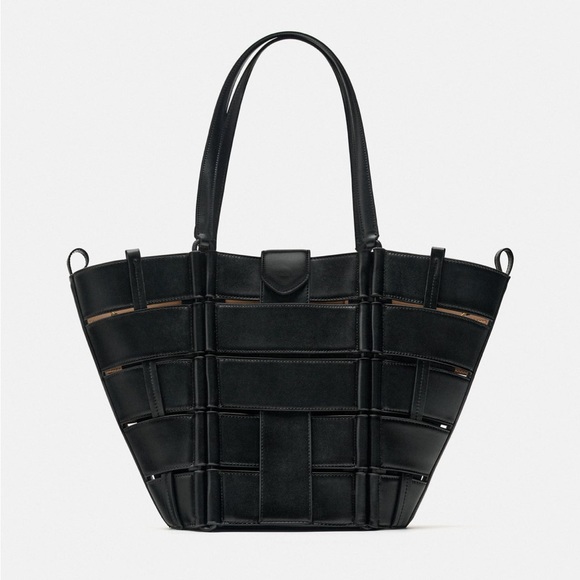 ZARA TOTE BAG - Picture 4 of 10